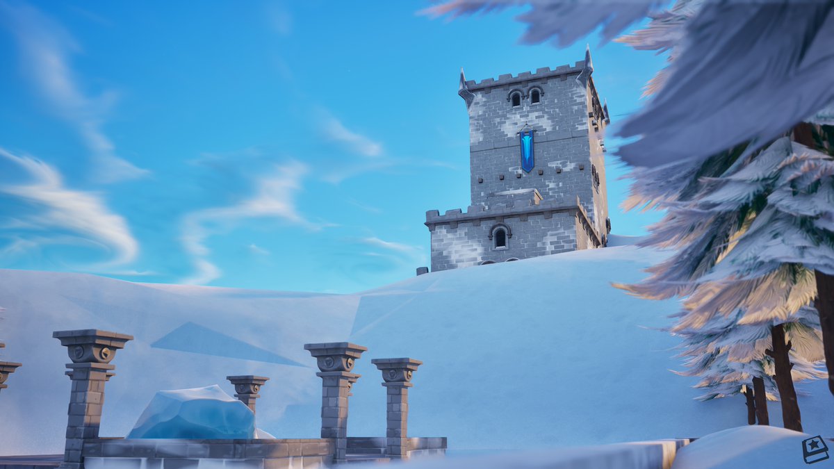 FN_Assist's tweet photo. #Fortnite OG Polar Peak update! 🏰

Stage 2 is now live with more snow melted, revealing some of the courtyard buildings and another floor inside the main castle: the library! https://t.co/3Q3ZdqufVW