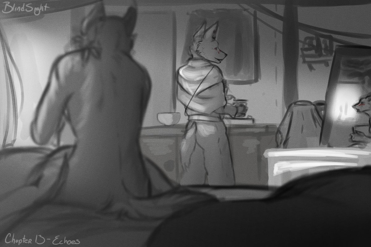 Quick draft of Rin: Cursed by Blood (<a href="/Rin_CbB/">Rin: Cursed by Blood</a> 's) Chapter 13, Echoes. 

It's a great fic. Heavily recommend. 
#LaikaAgedThroughBlood