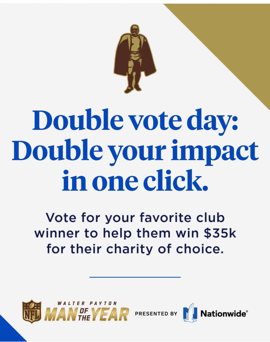 BigCorbs73's tweet image. Double Vote Day. Retweets count as votes and the Link is in my Bio!

Thank you to everyone who has voted already and let’s keep it up! 
#WPMOYChallenge Austin Corbett