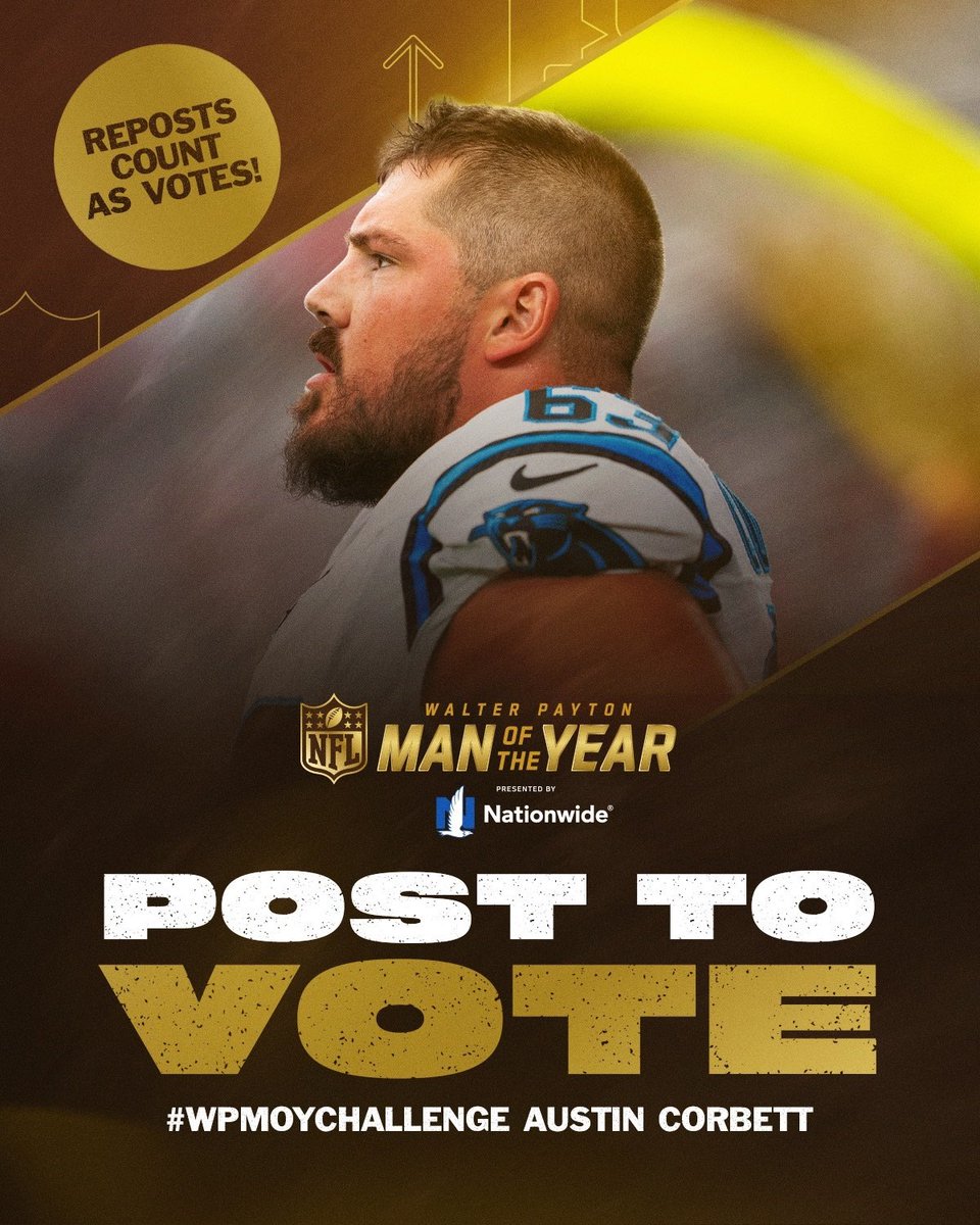 BigCorbs73's tweet image. Double Vote Day. Retweets count as votes and the Link is in my Bio!

Thank you to everyone who has voted already and let’s keep it up! 
#WPMOYChallenge Austin Corbett