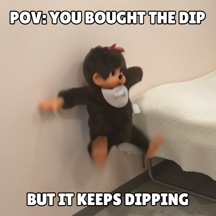 ChhichiCoin's tweet photo. this is fine (monchhichi edition) 😂 https://t.co/JUUT0NC7QA