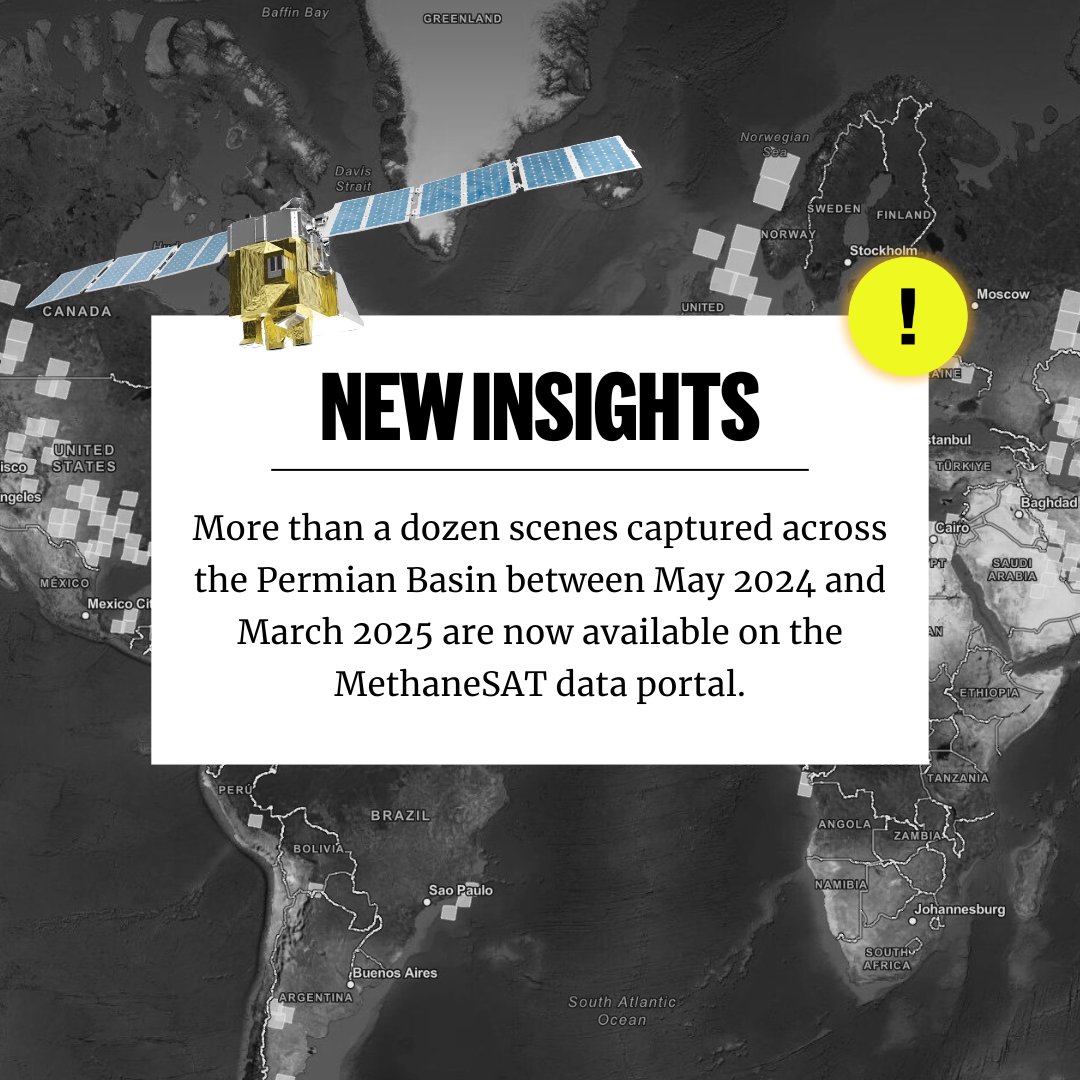 MethaneSAT tweet media