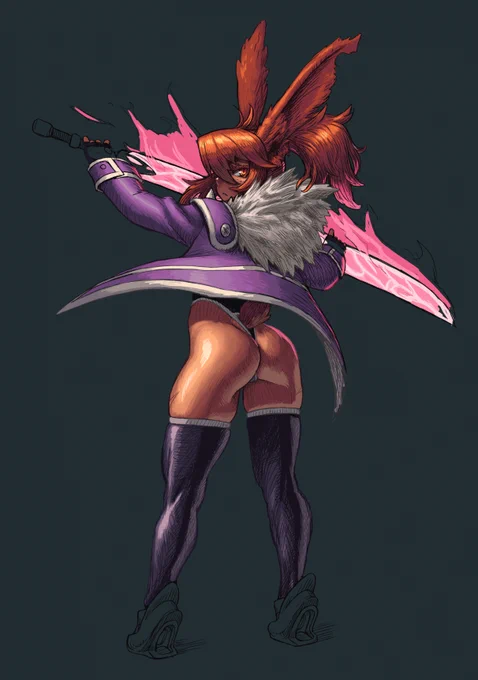 This bunny girl drawing is still under progress