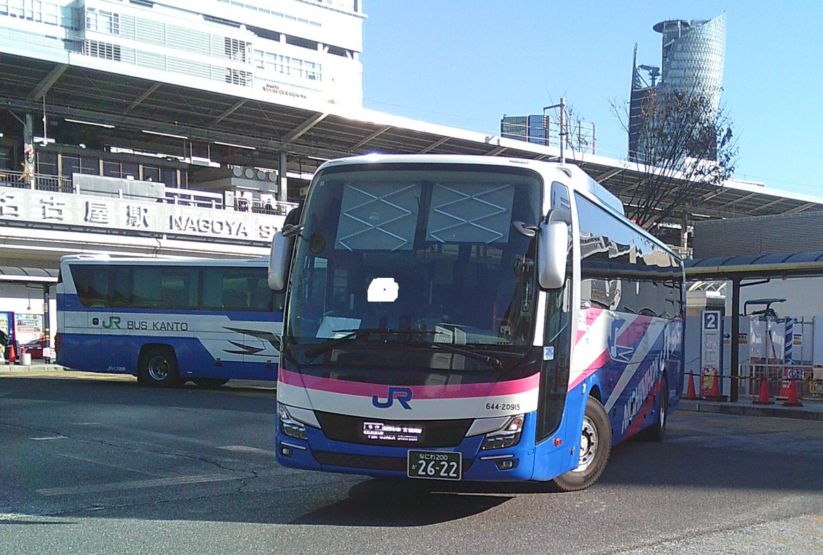 西日本JRバス①641－25901 回送 13時20分 名駅BT 13時