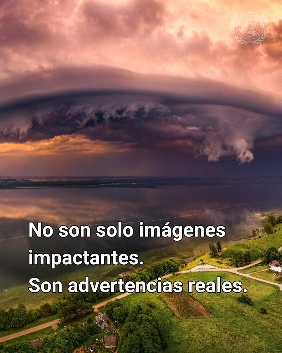 La naturaleza no está exagerando: está reaccionando.

Las fotografías ganadoras del concurso 2026 de la <a href="/WMO/">World Meteorological Organization</a>  muestran la fuerza y la fragilidad del planeta que compartimos.

No son solo paisajes impactantes:
son advertencias reales.

Nos recuerdan que la #AcciónClimática no