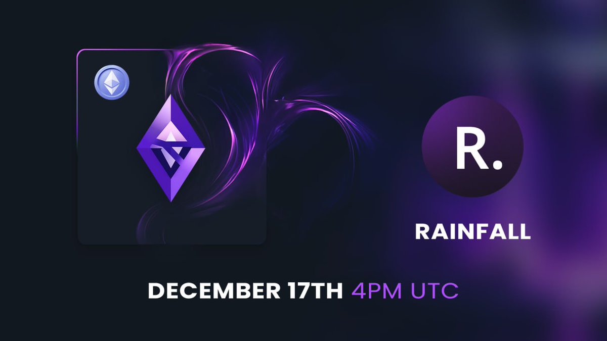 GemPad x Rainfall Presale Starts Dec 17th, 4 PM UTC
Early access starts tomorrow on <a href="/TheGemPad/">𝗚𝗲𝗺𝗣𝗮𝗱</a>!
