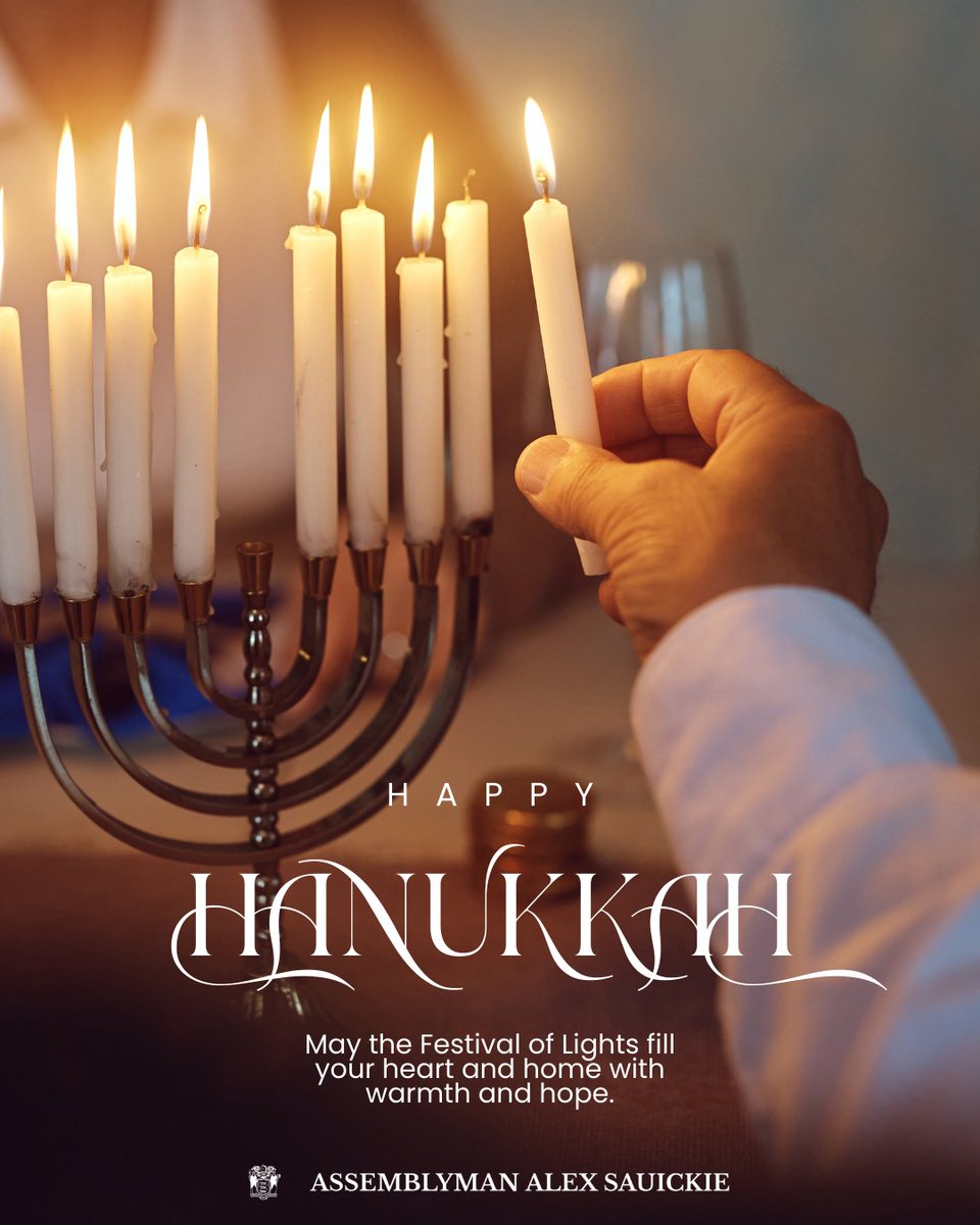 Wishing a happy and meaningful Hanukkah to all who celebrate. May the Festival of Lights bring hope, strength, and peace. 🔯