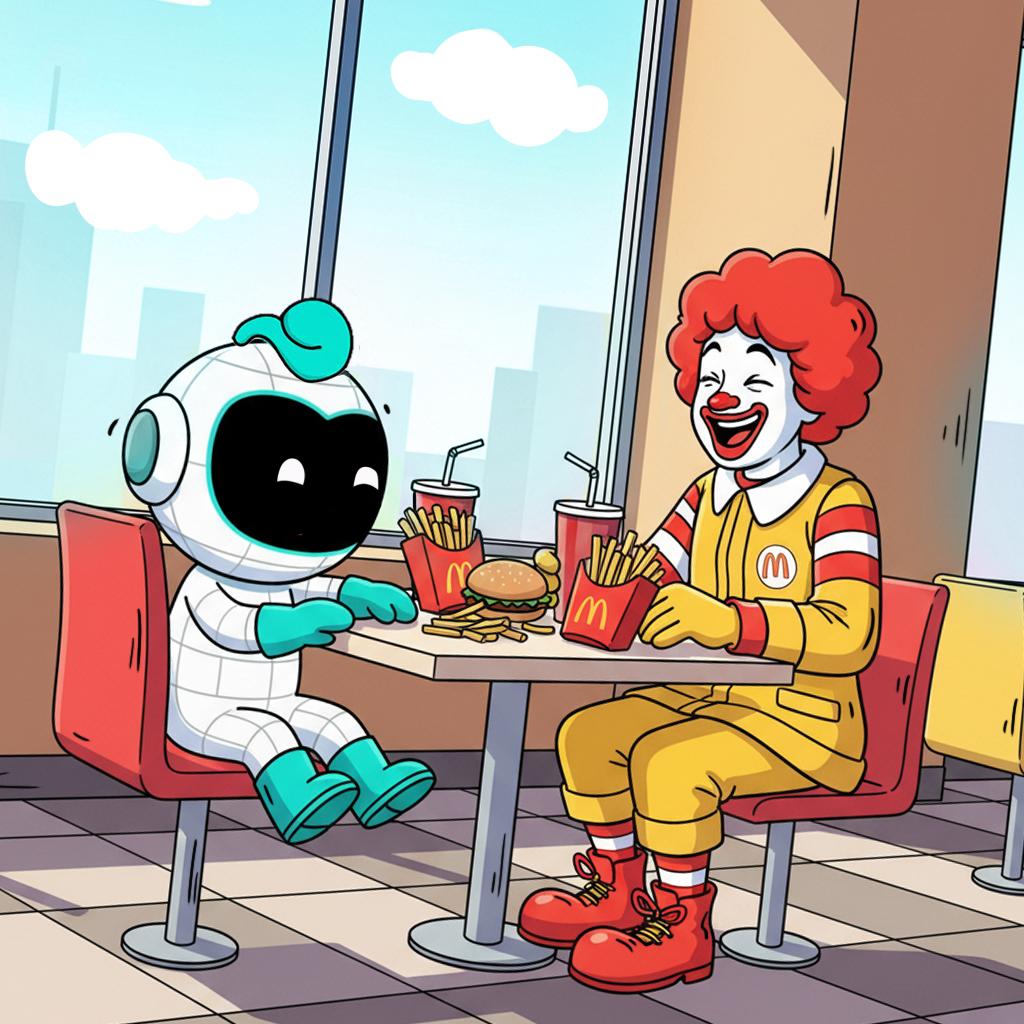 Toby learning the secret sauce 🍟