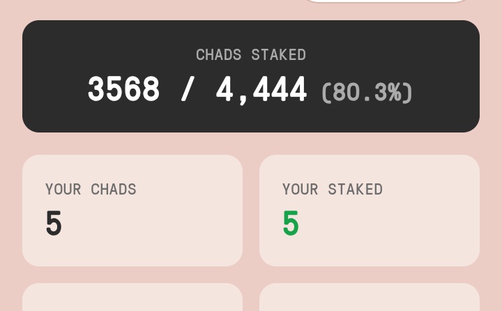 We are currently witnessing the biggest surprise among Monad's mints so far, and the name is CHADS

I followed them a bit on X but wasn't active in their Discord
They didn't have much hype, the Monad "KOLS" didn't mention them, yet they are building and delivering like few other