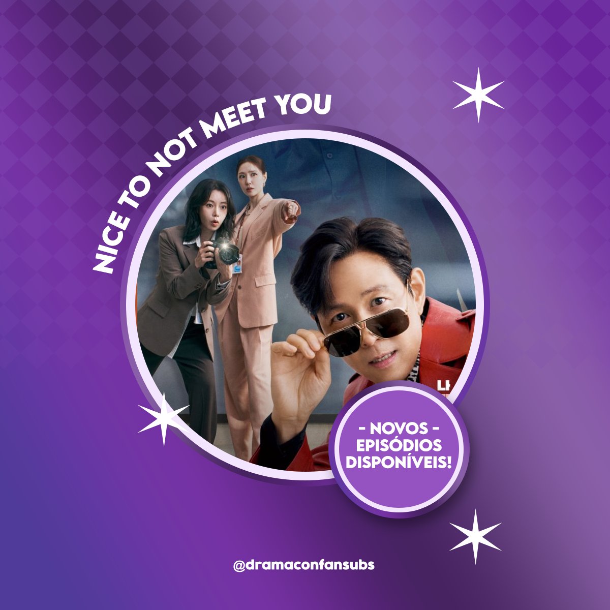 dramaconfansubs's tweet photo. Drama: Nice to Not Meet You   
Episódios: 12/16      

Disponível no site e no bot do Telegram! Links na bio. 💜 

#dramacon #kdrama #NiceToNotMeetYou #NiceToNotMeetYouEp11 #NiceToNotMeetYouEp12 https://t.co/DRbv3KKpJ7