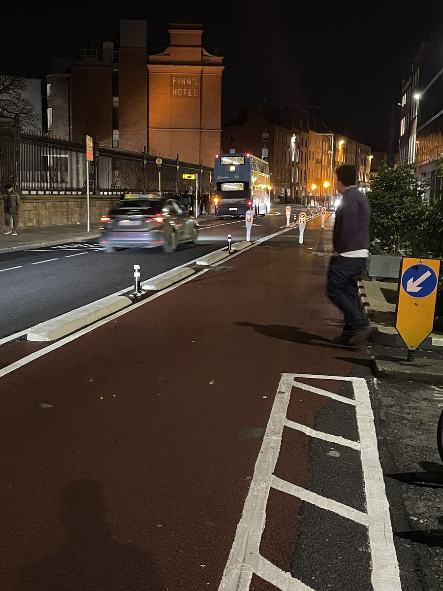 DaraghCassidy's tweet image. …and bollards of course🙄Any multi-million euro project like this which uses so many plastic bollards as part of the final design is a design failure imo.