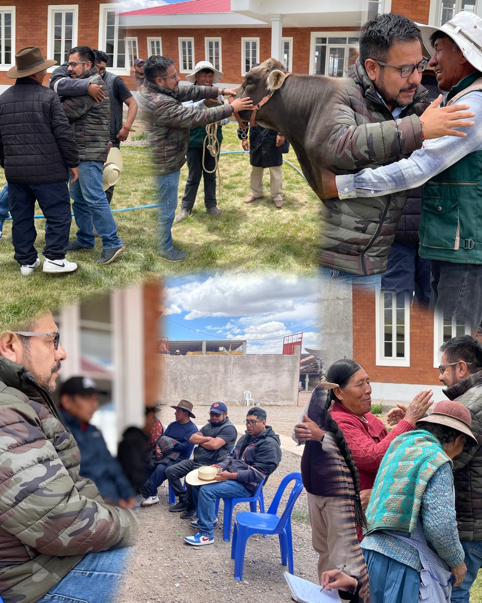 🔵 Reunión con productores Ganaderos

✅ Sostuvimos una reunión con los productores del fundo ganadero del sur, ganadores del premio FEGASUR, quienes representarán con orgullo al departamento de Puno en la India.

📌 Reconocemos su esfuerzo, innovación y compromiso con el