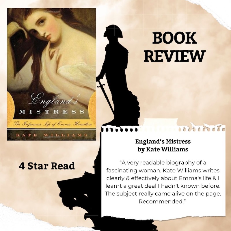 AnneBrookeBooks's tweet photo. A very readable biography of a fascinating woman. Kate Williams writes clearly and effectively about Emma's life and I learnt a great deal that I hadn't known before. The subject really came alive on the page. Recommended.
#history #biography #emmahamilton https://t.co/tpSQ7lvQgM