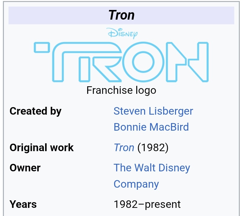 ianalejandroch1's tweet photo. @AnonBee_TL Tron nunca mueren siempre vive eternamente #TronLives #SaveTron #Tron4 #TronAres https://t.co/yS7sroF93Y