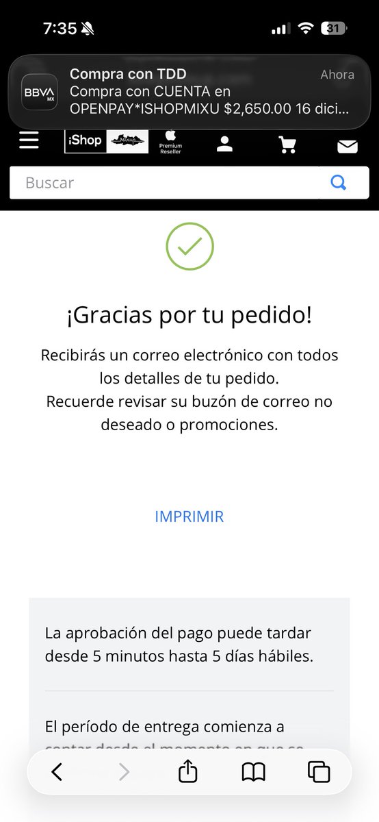 AngelChaveezx's tweet photo. @Profeco hoy hice una compra de un Apple
Watch series 11 el cual tenía descuento y de la nada @iShop_Mixup me canceló mi pedido sin decir el porqué. Hice el pago completo en una sola exhibición. Tengo mi comprobante de compra @AtencionProfeco https://t.co/kIlpQbSTPs