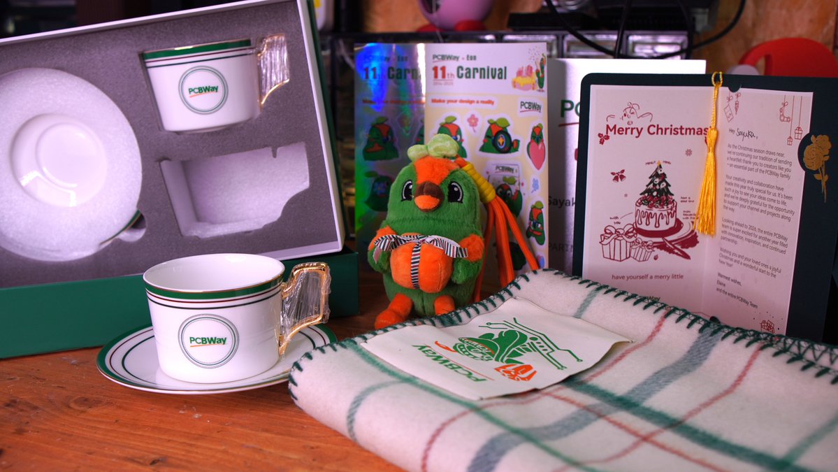 EleonoraSayaka's tweet image. Thanks so much @PCBWayOfficial for these amazing gifts! ❄️

product gifted by PCBWay