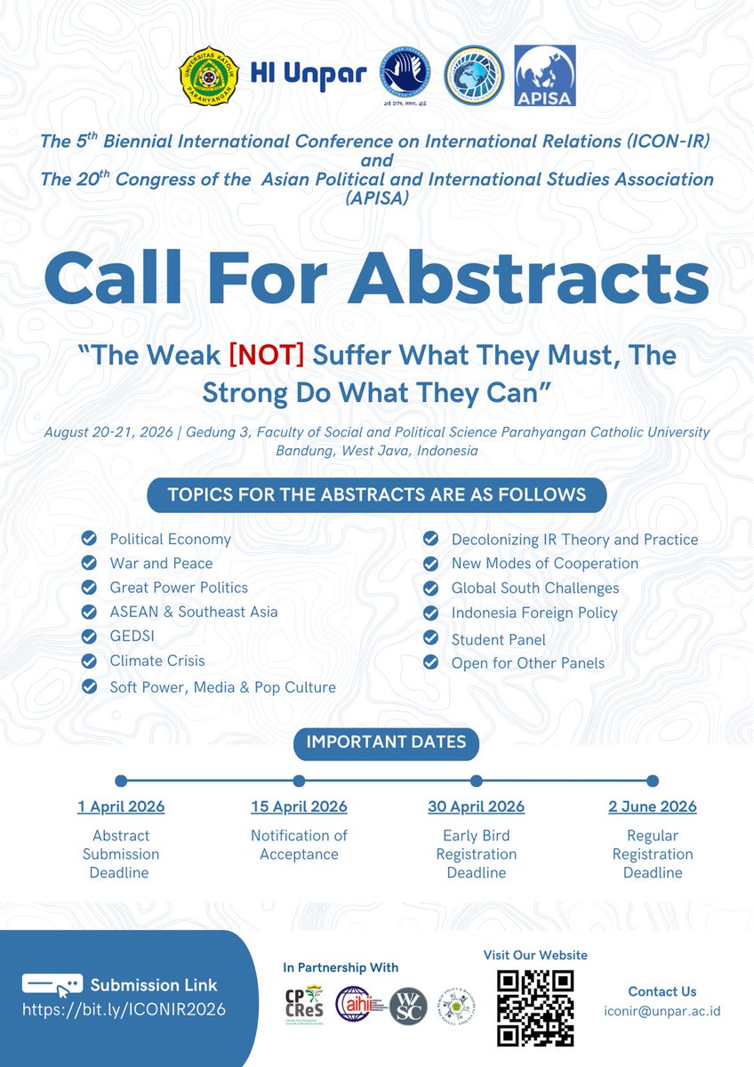 World International Studies Committee tweet media