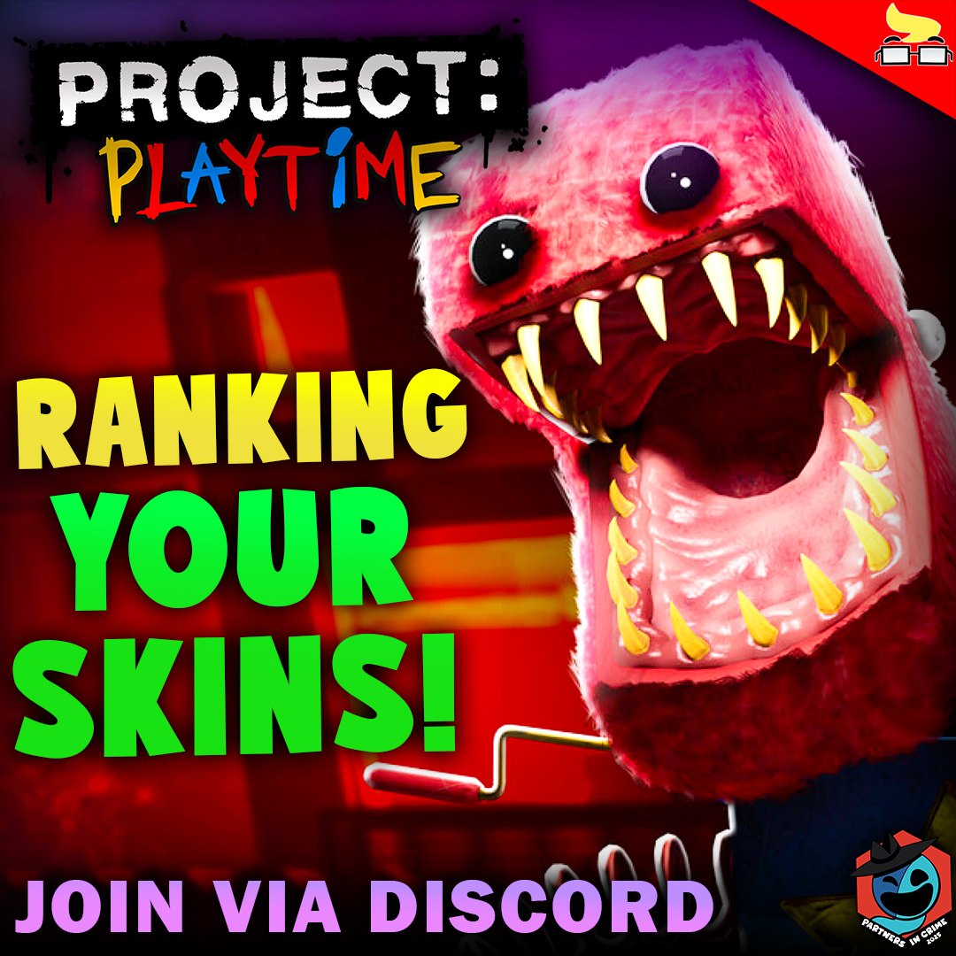 OfficialNized's tweet image. Hey 'Project: Playtime' players!!
I'm creating a video where I rank specialist skins by my fans. You can enter for this ONLY by joining my Discord server &amp;amp; submitting a screenshot of your skin in the correct channel! 🏆
JOIN HERE ➡️ discord.gg/YpXjg3ZD
-
-
#MobPartnersInCrime…