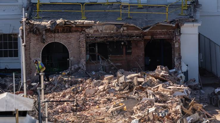 MarkProteau's tweet image. Many would think this in Gaza or Ukraine, but it's the @WhiteHouse