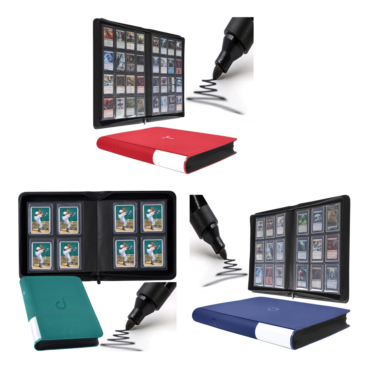 amazon trading card binder Amazon Best Sellers: Best Collectible Trading Card Albums main image 0
