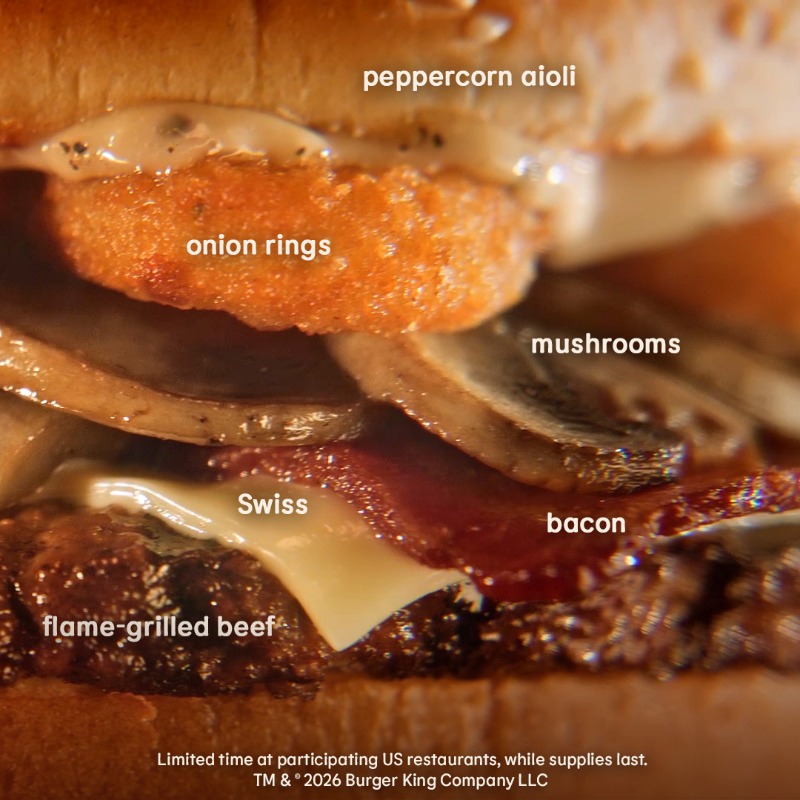 BurgerKing's tweet photo. Melty, savory shots 📸… comin’ right up!