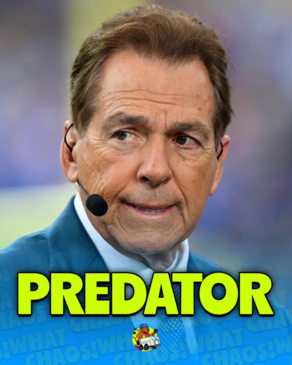 WhatChaosShow's tweet photo. Congratulations to Nick Saban on joining the Nashville Predators ownership group!
#PredsInTheCommunity https://t.co/0Kk17jYekr