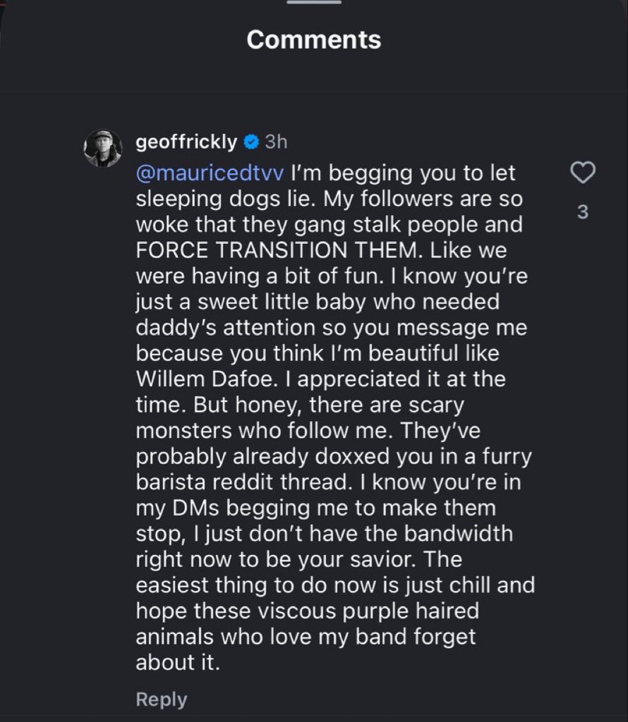 piercethejaxx's tweet image. he deadass called us his little army of queers