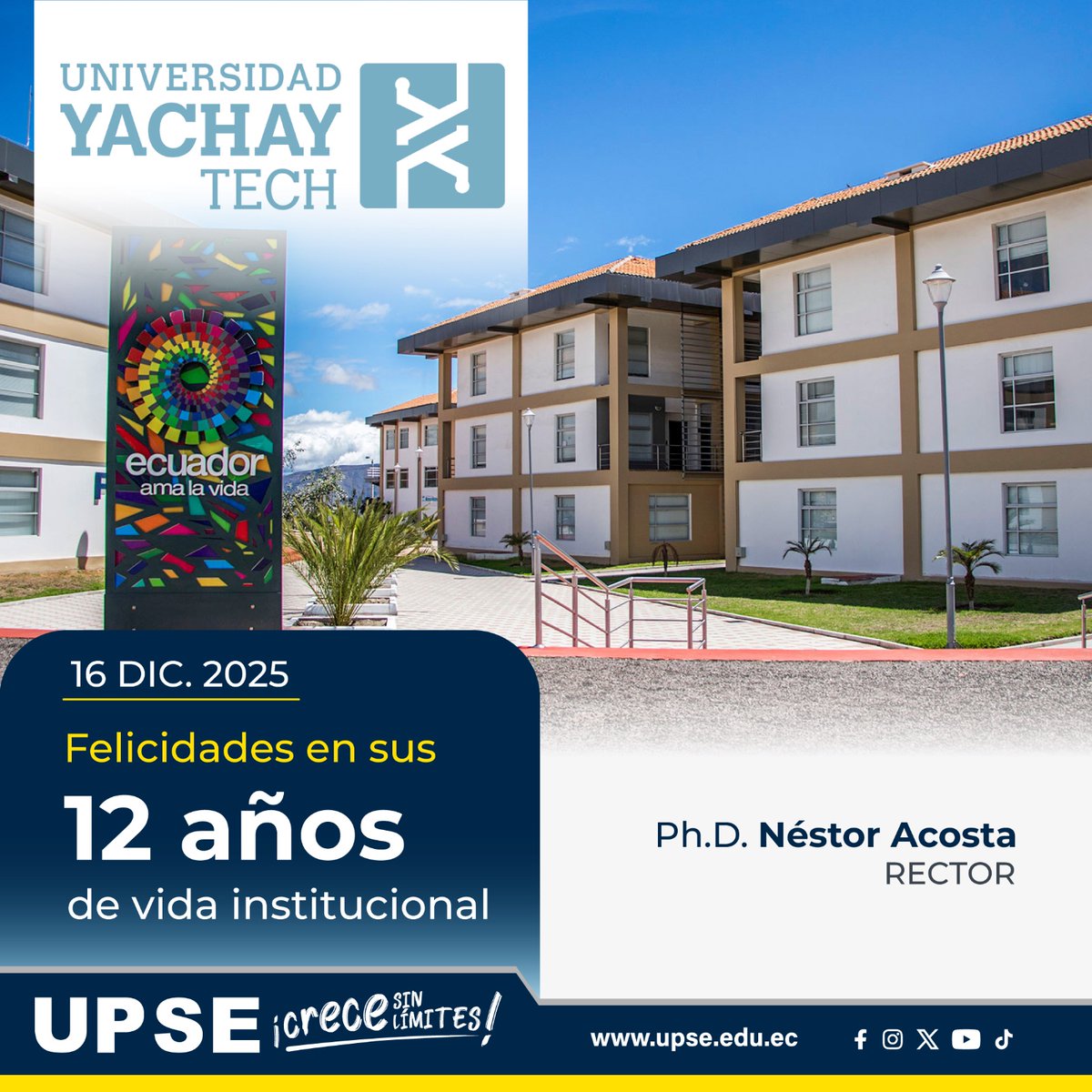 UPSE | Universidad Península de Santa Elena tweet media