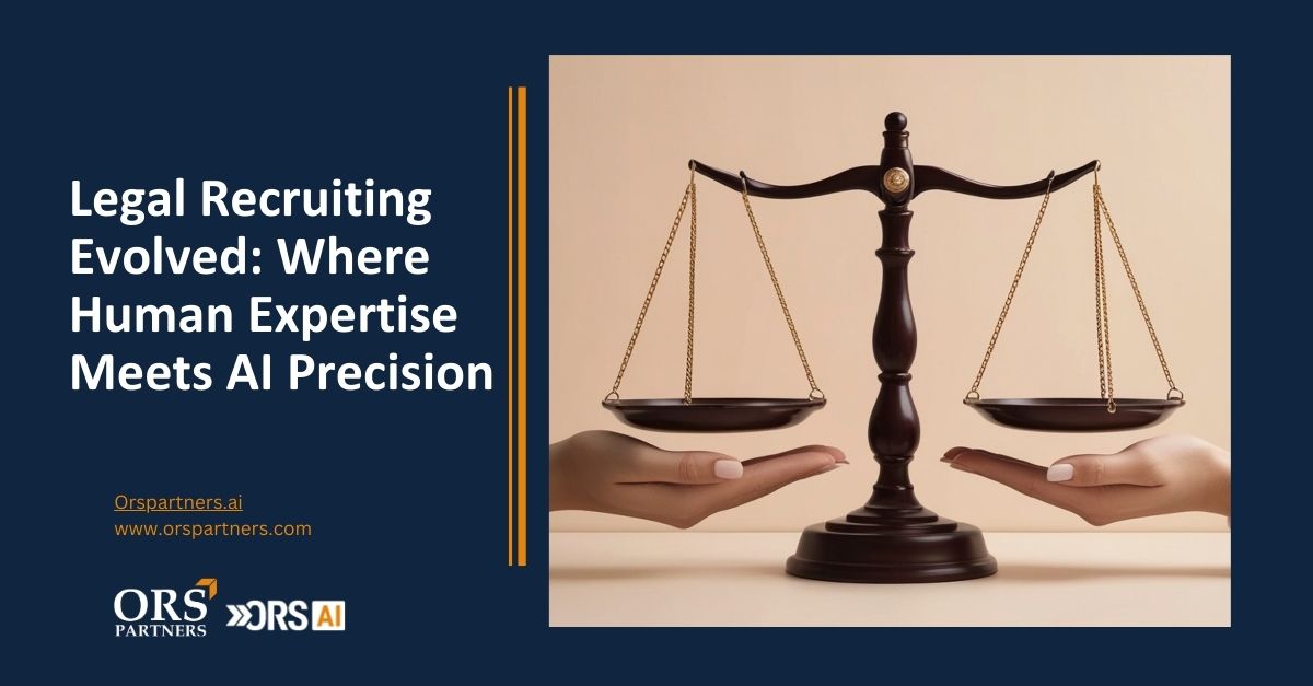 Hiring legal talent doesn’t have to be slow or transactional.  Our newest blog explores how ORS Partners is redefining legal recruiting through a modern, in-house–style approach powered by relationships, strategy, and AI-driven sourcing. Read the full article on our LinkedIn page