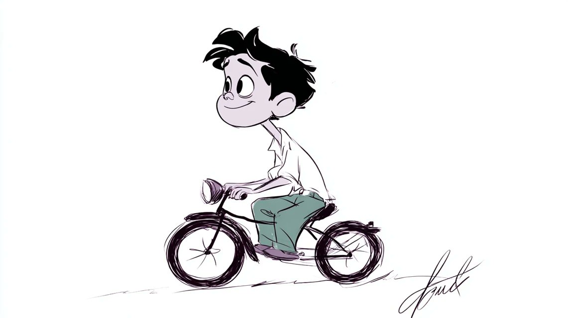 Sketchy portrait style