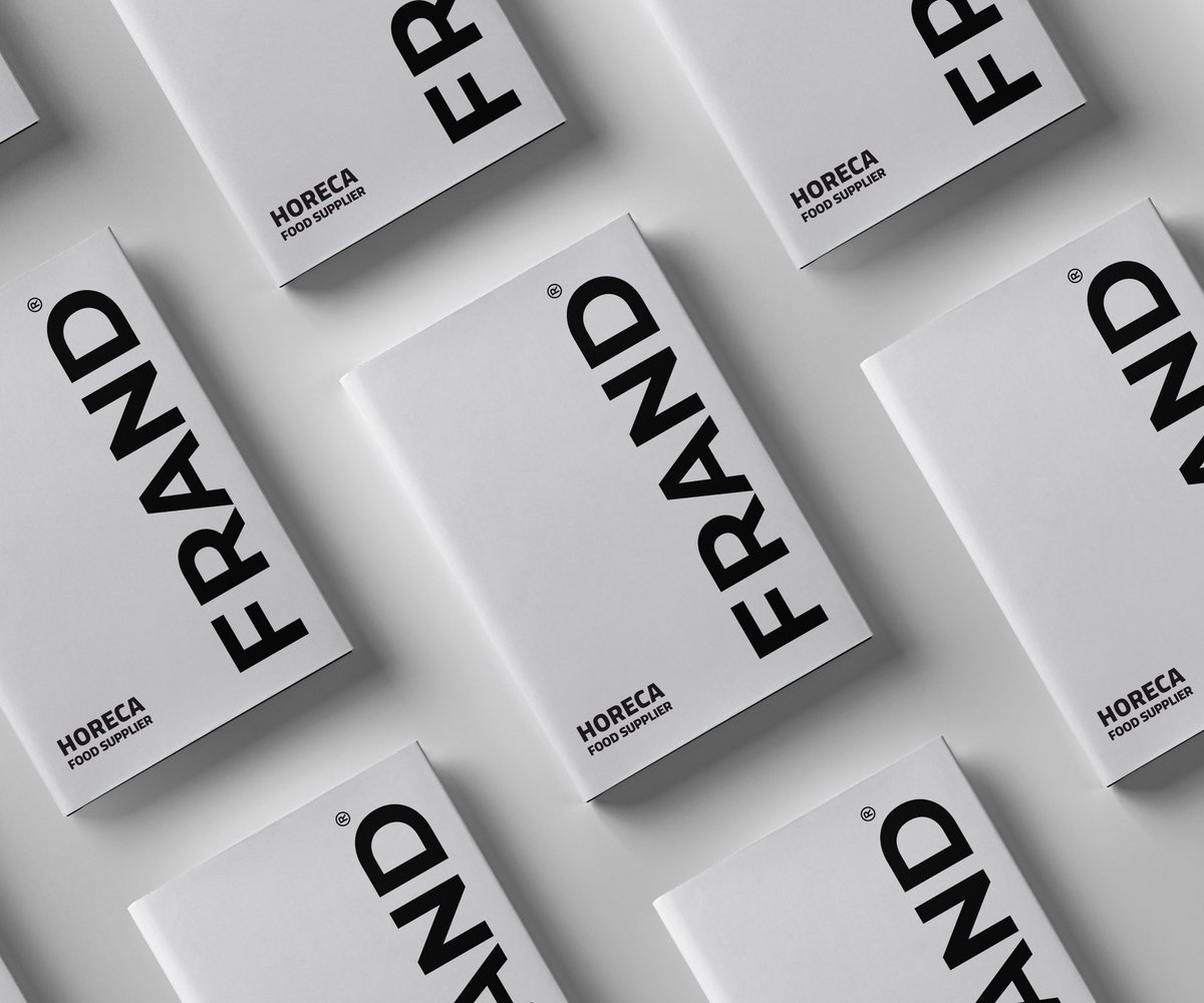 Frand merges Brand and Food into a clear, confident identity.

Designed by Up2wise, the visual system is minimal, modern, and disciplined, reflecting Frand’s role as a HORECA food supplier and food consultancy partner.

A premium identity built to scale, adapt, and lead within