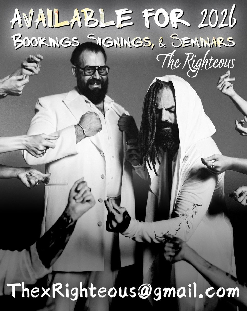 2026 will be The Year of The Righteous!!!

Bookings.
Signings.
Seminars. 

Let your voices be heard and tell the world where you want to see Vincent and Dutch next.

YOU Are Righteous…

For We Are Many.

Contact thexrighteous@gmail.com