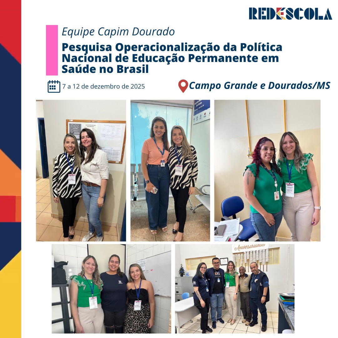 redescola's tweet photo. 📍Pesquisa no campo - Mato Grosso do Sul
Entre os dias 7 e 12 de dezembro, a Equipe Capim Dourado realizou mais uma etapa da pesquisa nacional, nos municípios de Campo Grande e Dourados/MS
(...)
https://t.co/C0L1dRSq4s https://t.co/axE2qCg4UG