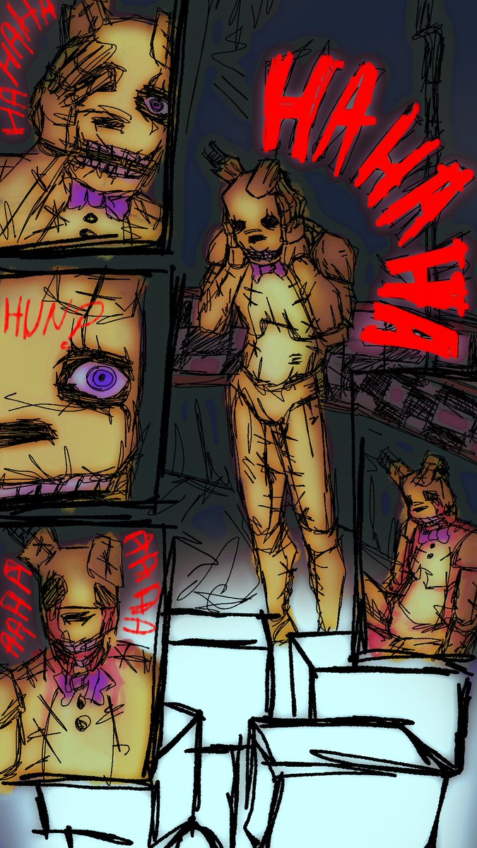 makesilva8's tweet image. #FiveNightsAtFreeddys2 #digitalart