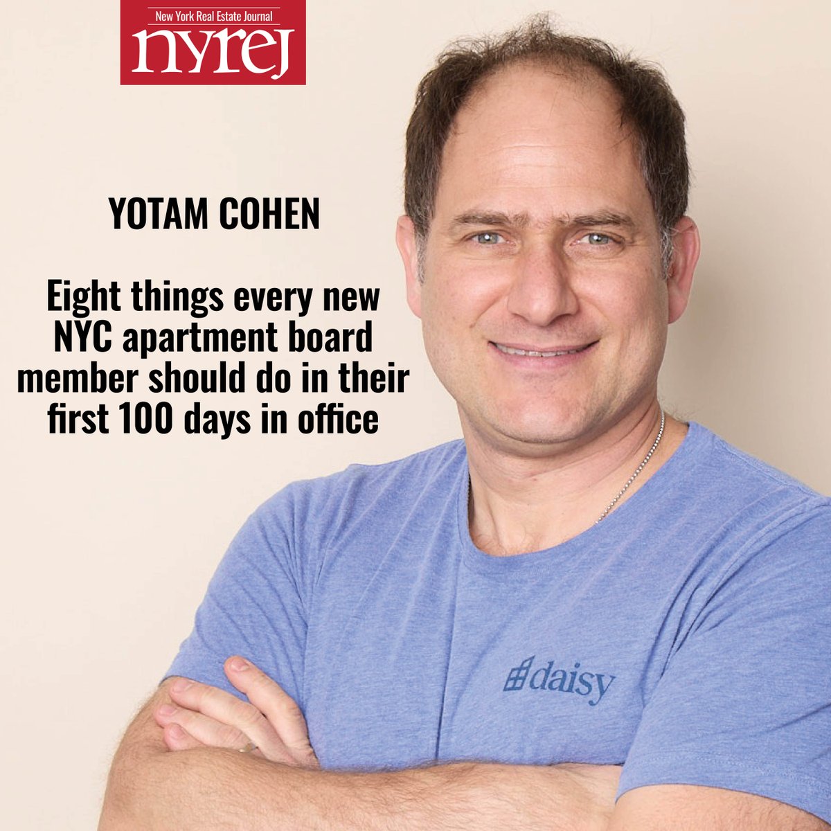 Eight things every new NYC apartment board member should do in their first 100 days in office - by Yotam Cohen of Daisy - Read More here: hubs.la/Q03Ykf0F0 #NYREJ #commercialrealestate