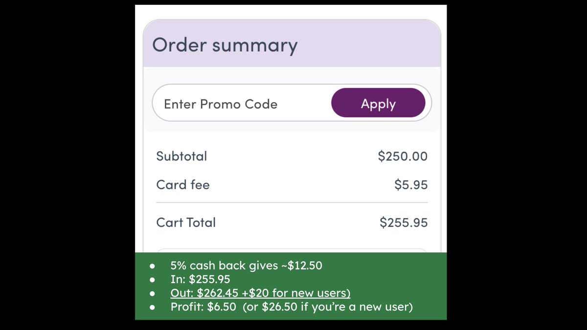 Cashback_HQ's tweet photo. Here’s the breakdown ⬇️
➡️ 5% cash back on a $250 gift card ≈ $12.50
➡️ +$20 ShopBack bonus (new users)
➡️ Net profit: $6.50–$26.50 depending on status.

Link + screenshot proof: https://t.co/IudVeDcuQu https://t.co/ZfrZkWAnrL