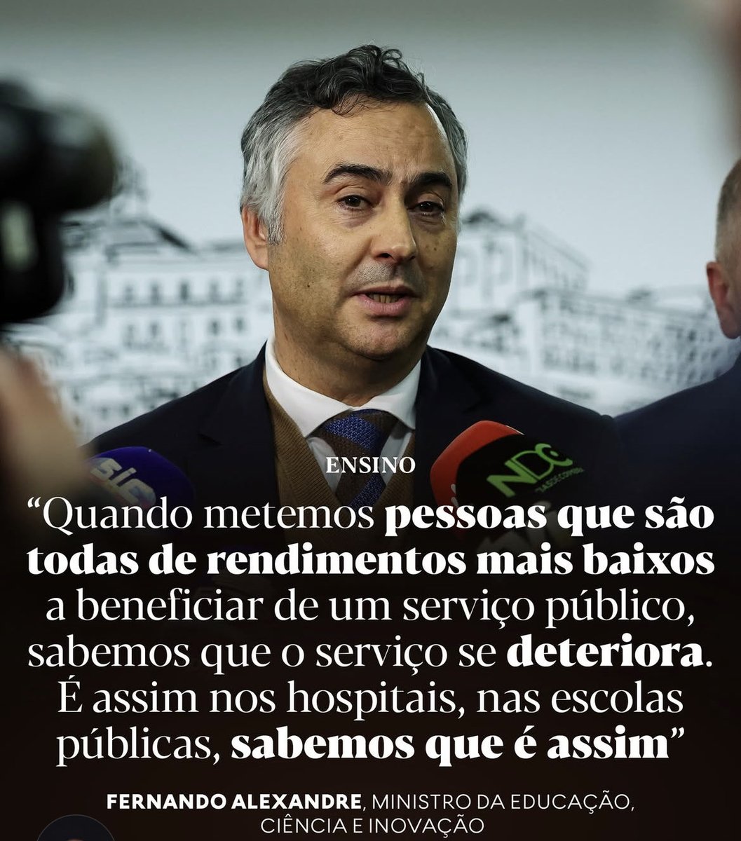 Quando metemos pessoas rasteiras em cargos públicos, as instituições deterioram-se. É assim neste governo, sabemos que é assim.