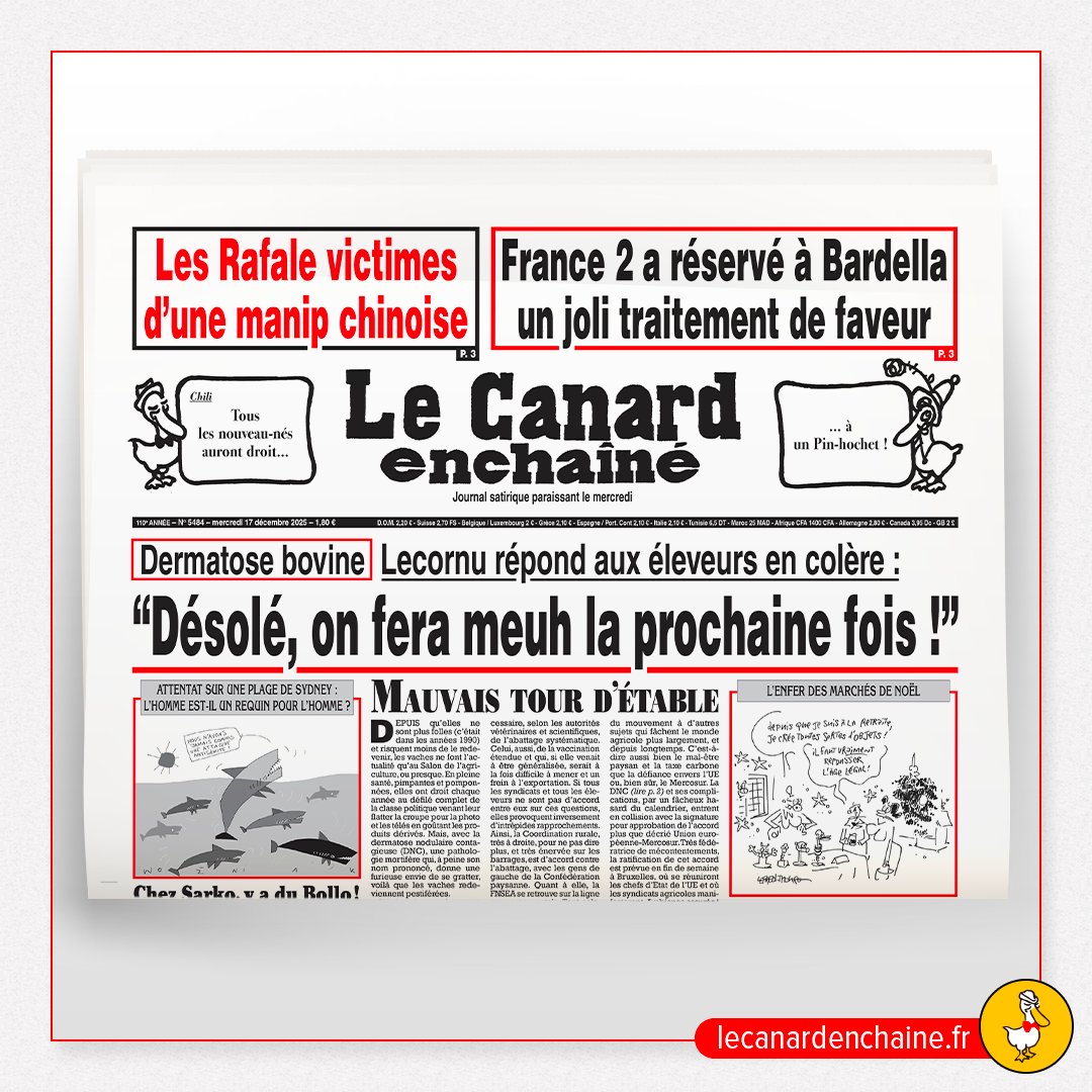 Le Canard enchaîné tweet media