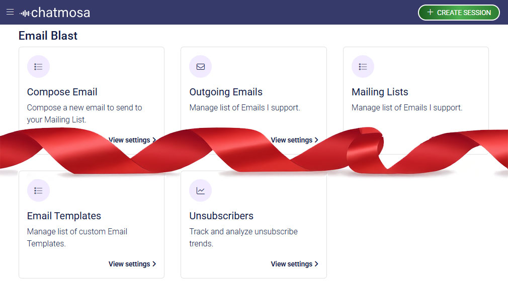 🎁 Holiday gift for creators! Chatmosa now lets you bring your mailing list into live audio, video, image &amp; text chats. One hub. Every way to connect. 

#HappyHolidays #Creators #Community
