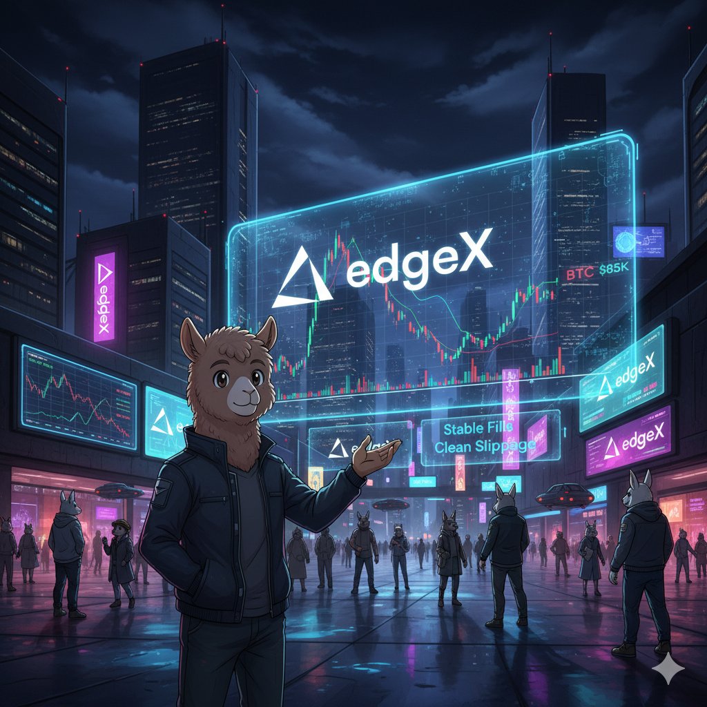 alpaca_vc's tweet photo. The market is bleeding hard with $BTC hitting $85K but this is where execution matters more than anything else

On @edgeX_exchange fills were stable and slippage was clean even during the chaos That's the difference https://t.co/bX8zRB6Ow0