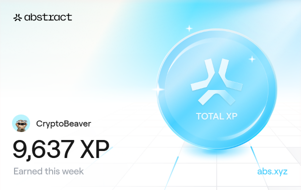 kryptobeaver's tweet image. Got a bit less this week. Did they change the algorithms? 😞 
@AbstractChain