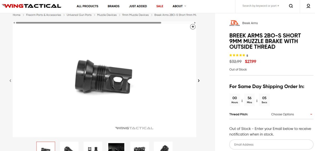 officialrnintel's tweet image. 🇺🇸🇵🇸 - The FBI has positively identified that a 9mm firearm was used in the shooting at Brown University.

Last year, "Mustapha K." gave a 5-star review to a Breek Arms 9mm muzzle brake on Wing Tactical, an online firearms retailer.

The same reviewer is a verified buyer of the…