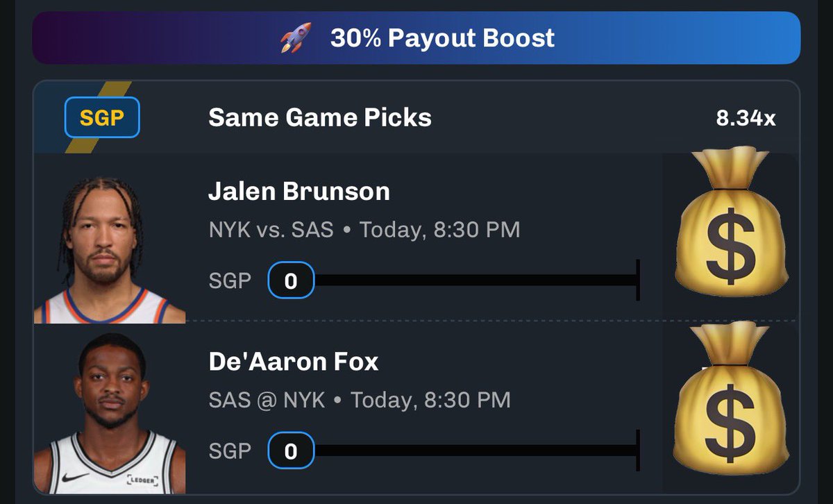This 2-Man lotto dropped in the DubClub pays 10X 🤯🤯🤑

Use code “ANEW” on <a href="/ChalkboardHQ/">Chalkboard</a> for a free month of DubClub to unlock this play💯

You will also receive a deposit match &amp; free square 😮‍💨

go.chalkboard.io/websignup-v1-t…