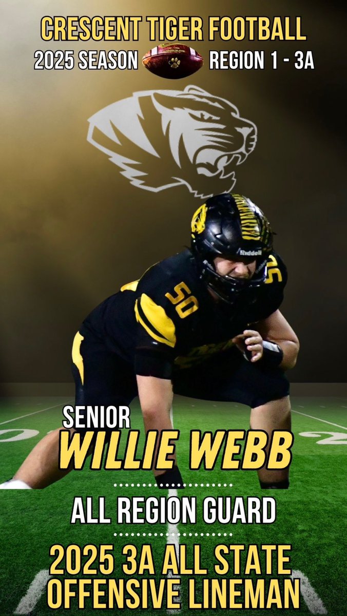 ⚫️🟡TIGERS SET THE STANDARD🟡⚫️

More post season honors for these 3 as <a href="/masonmevans12/">Mason Evans</a>, <a href="/amiriacker14/">Amiri Acker 3⭐️</a>, and <a href="/williamhwebb07/">William Webb</a> have been named to the 3A All State Team!