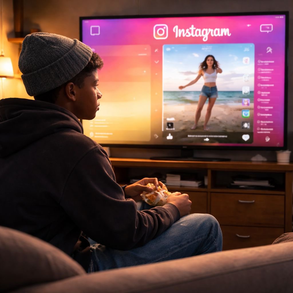mymixtapez's tweet photo. WTF! The Instagram for TV app rolled out Tuesday on Amazon Fire TV devices in the US, offering a personalized feed of short Reels! 🤯 https://t.co/VyWN8Q6JOu