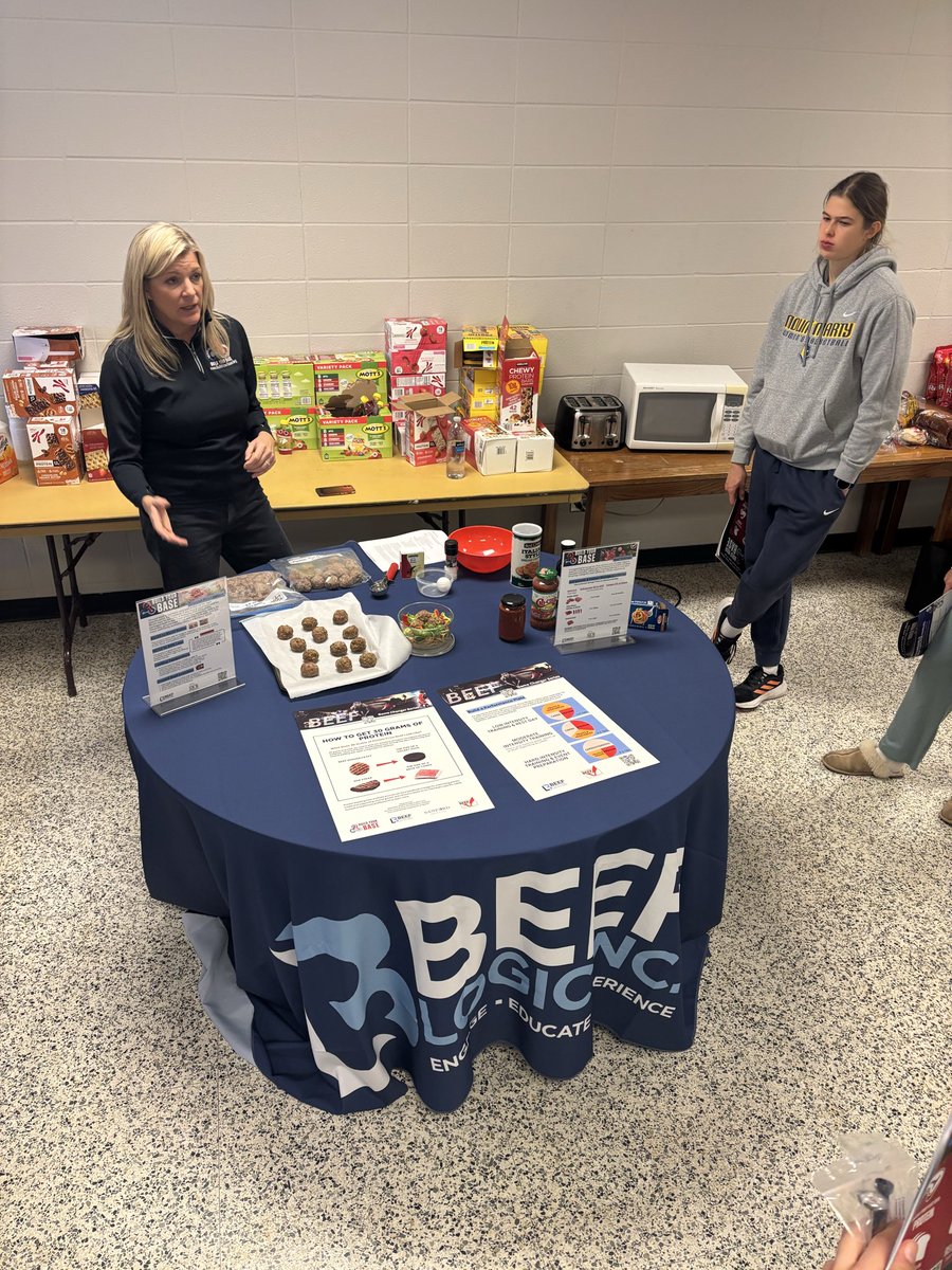 MMULancersWBB's tweet photo. Fuel matters. Huge thank you to the Build Your Base Program for teaching our teams how to meal prep, cook, budget, and build balanced meals using beef as a key protein source! #BuildYourBase #AthleteNutrition https://t.co/zhhvbCq6RN