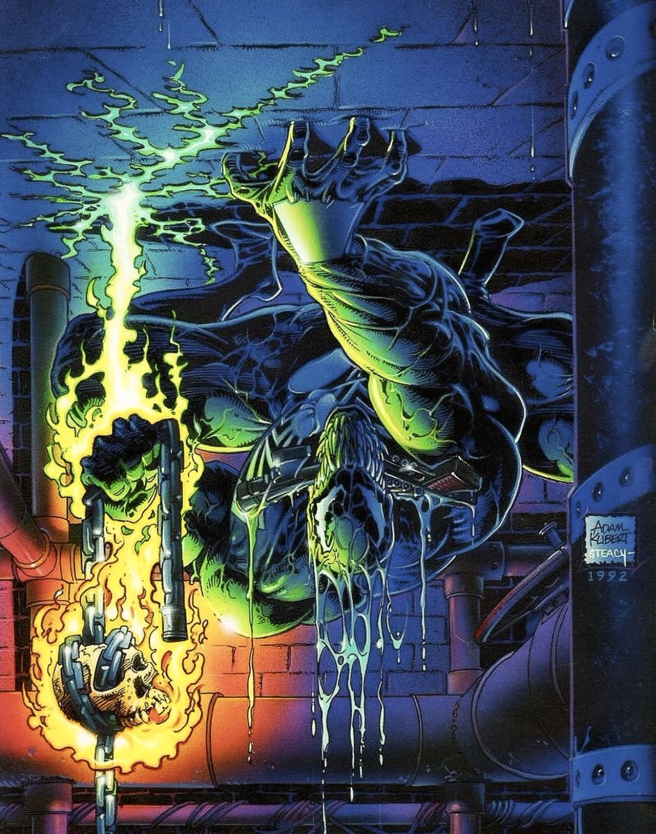 VenomEveryday's tweet photo. Ghost Rider/Blaze: Spirits of Venom #6 (1992) https://t.co/rgMirmxU2m