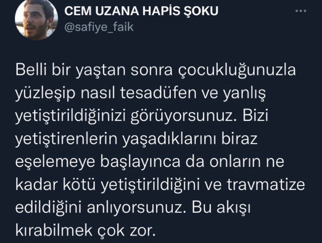 Sunu yasadıysan büyümüsündür hacı