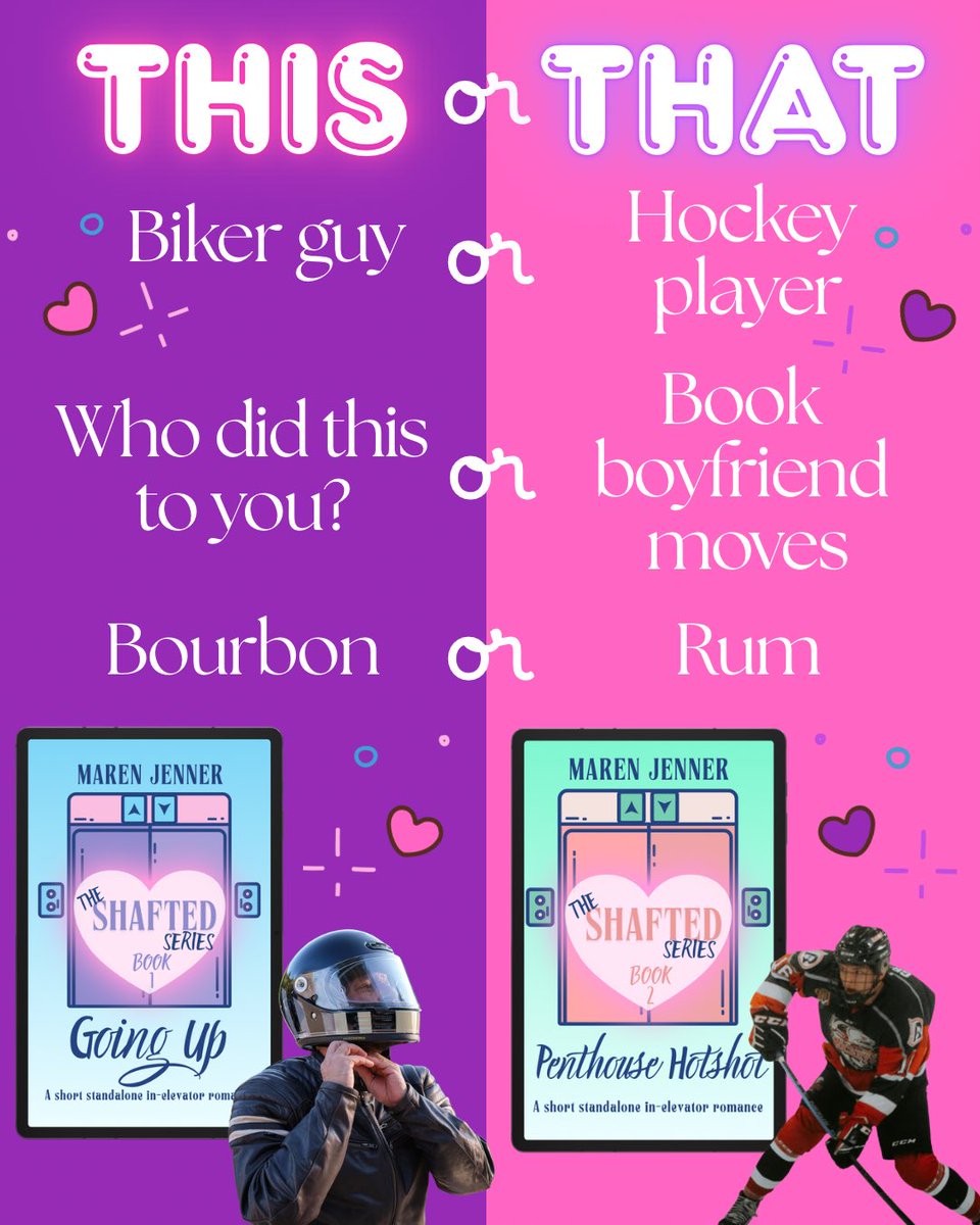 MarenJenner's tweet photo. Who doesn’t love a short, ste@my romance to binge?
Each of my Shafted series follows a different couple, all stuck in different elevators in the same incident at the newly opened Warren hotel. Check them out today, only on KU!
#RomanceReads https://t.co/mEzOd9ahG3
