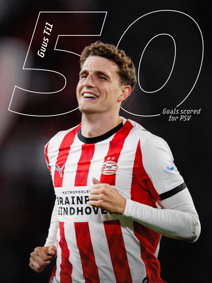 Goal nummer 𝟓𝟎 voor Guus 🫡

#PSVGVV